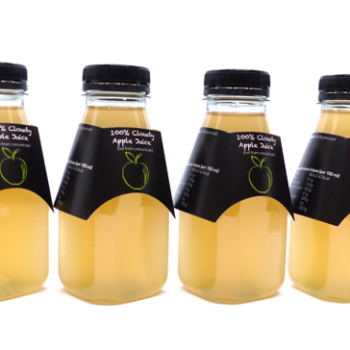 Apple Juice with Display Collar from Oranka Juice Solutions