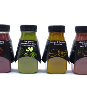 Grab and Go Bottles with Smoothies from Oranka Juice Solutions
