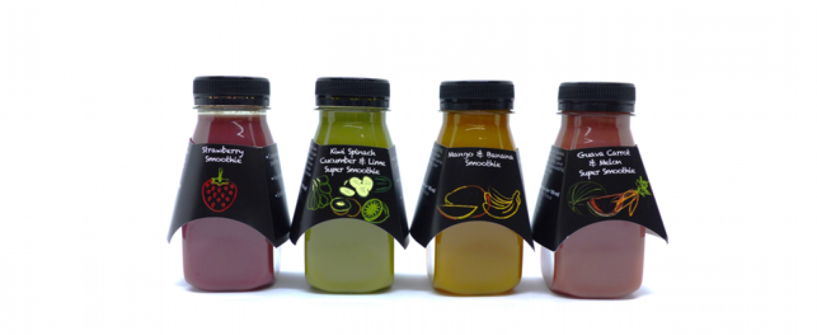 Variety of Smoothies from Oranka Juice Solutions in the Grab and Go Range