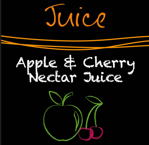 Apple and Cherry Nectar Juice